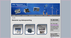 Desktop Screenshot of ipcteknik.dk